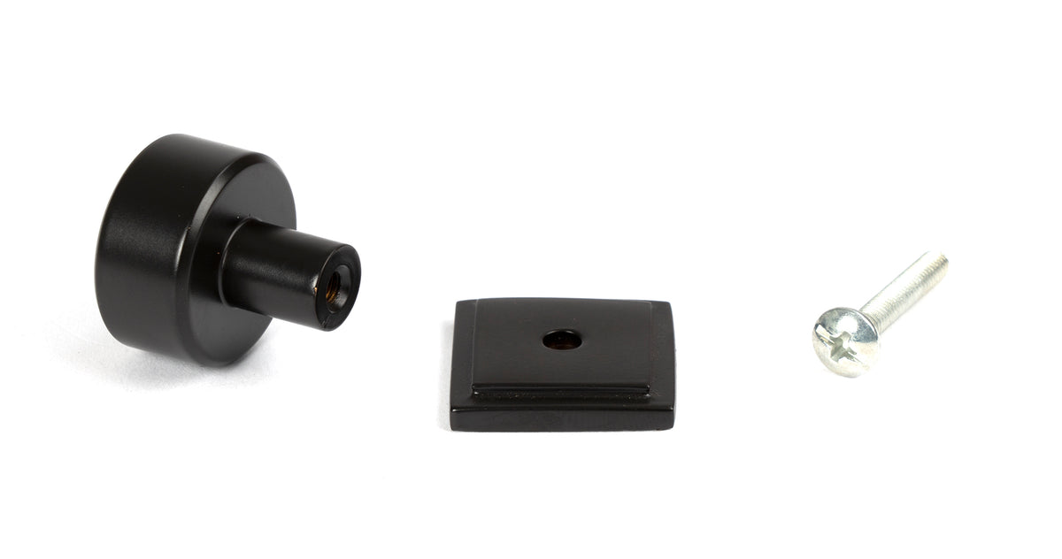 KELSO CABINET KNOB SQUARE 25x25 AGBZ - 50438 by MARCHES (ANVIL) ARCHITECTURAL HARDWARE