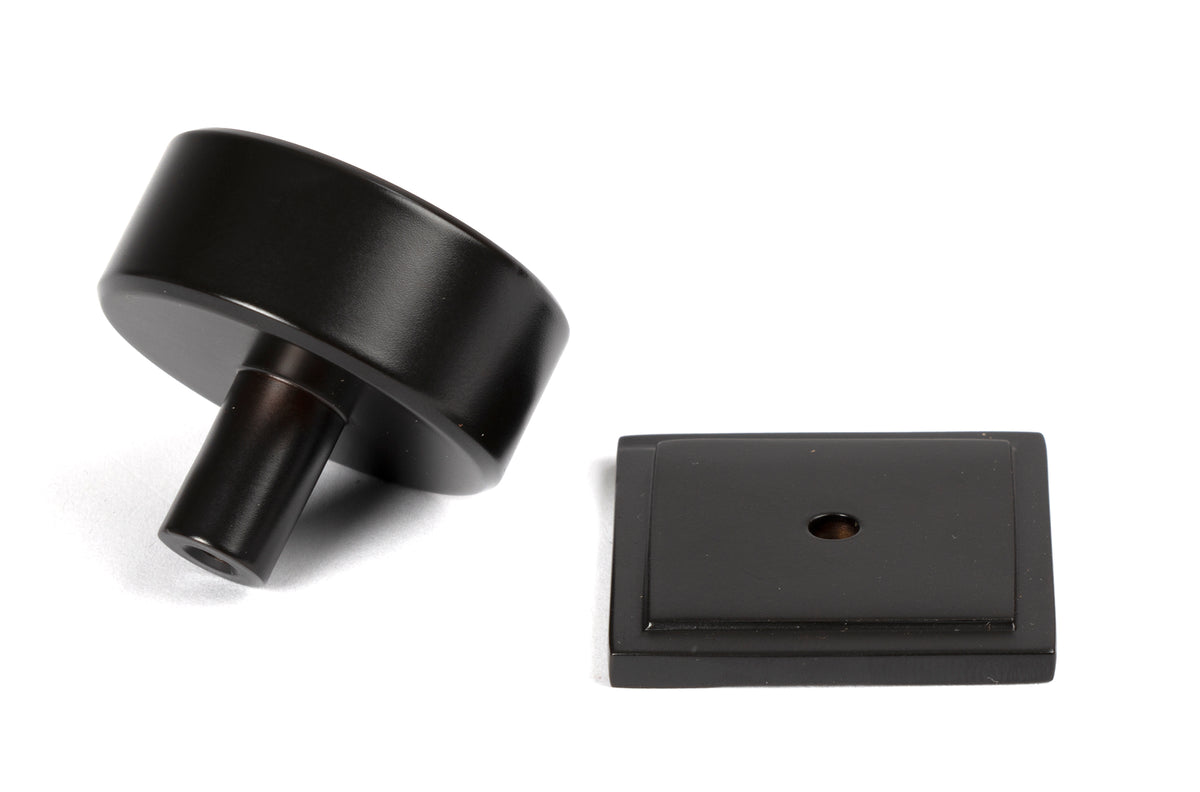 KELSO CABINET KNOB SQUARE 38x32 AGBZ - 50444 by MARCHES (ANVIL) ARCHITECTURAL HARDWARE