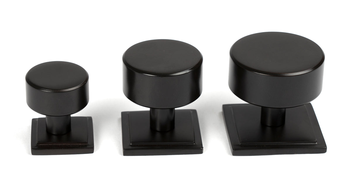 KELSO CABINET KNOB SQUARE 38x32 AGBZ - 50444 by MARCHES (ANVIL) ARCHITECTURAL HARDWARE