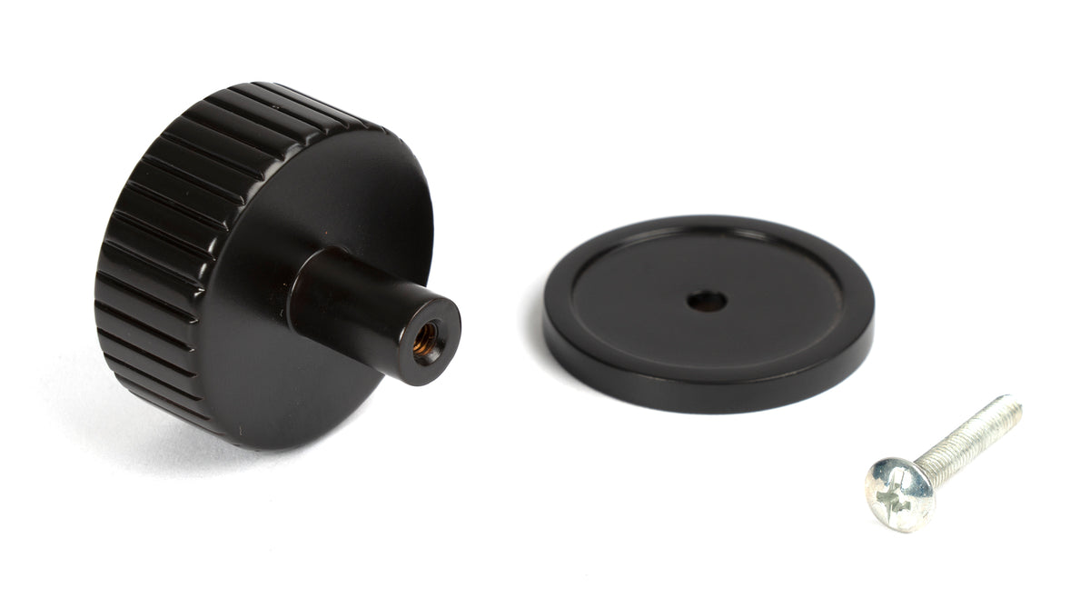 JUDD CABINET KNOB PLAIN 38x32 AGBZ - 50454 by MARCHES (ANVIL) ARCHITECTURAL HARDWARE