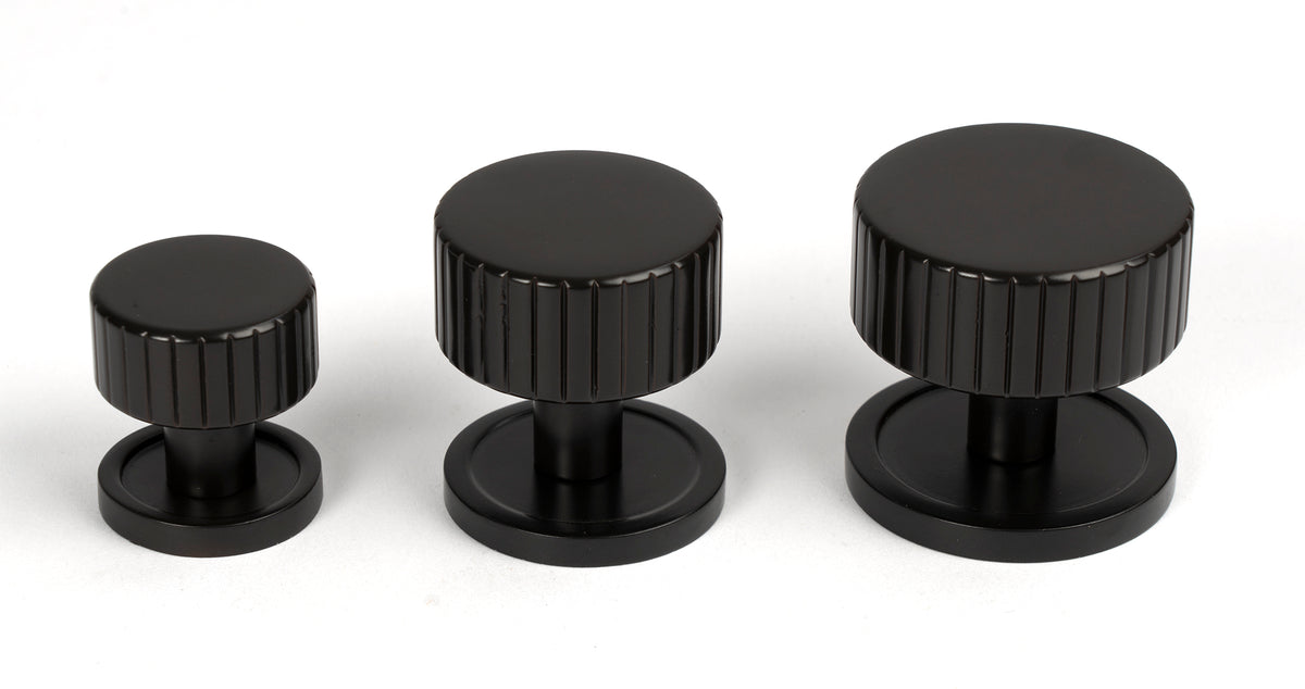 JUDD CABINET KNOB PLAIN 38x32 AGBZ - 50454 by MARCHES (ANVIL) ARCHITECTURAL HARDWARE