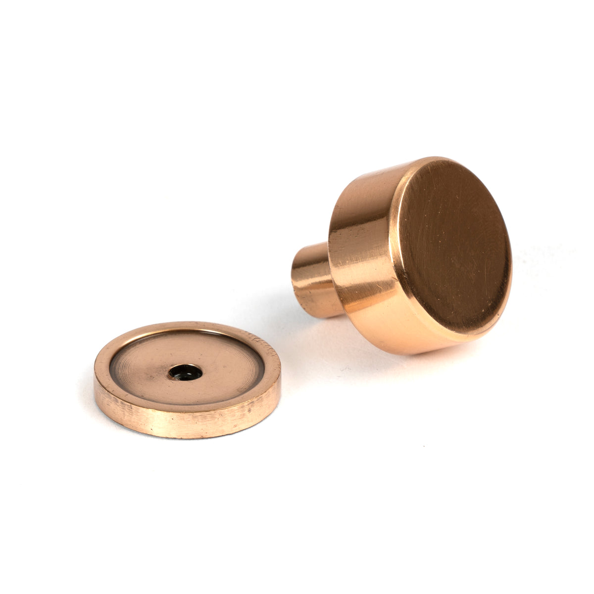 KELSO CABINET KNOB PLAIN 25x25 PBZ - 50460 by MARCHES (ANVIL) ARCHITECTURAL HARDWARE