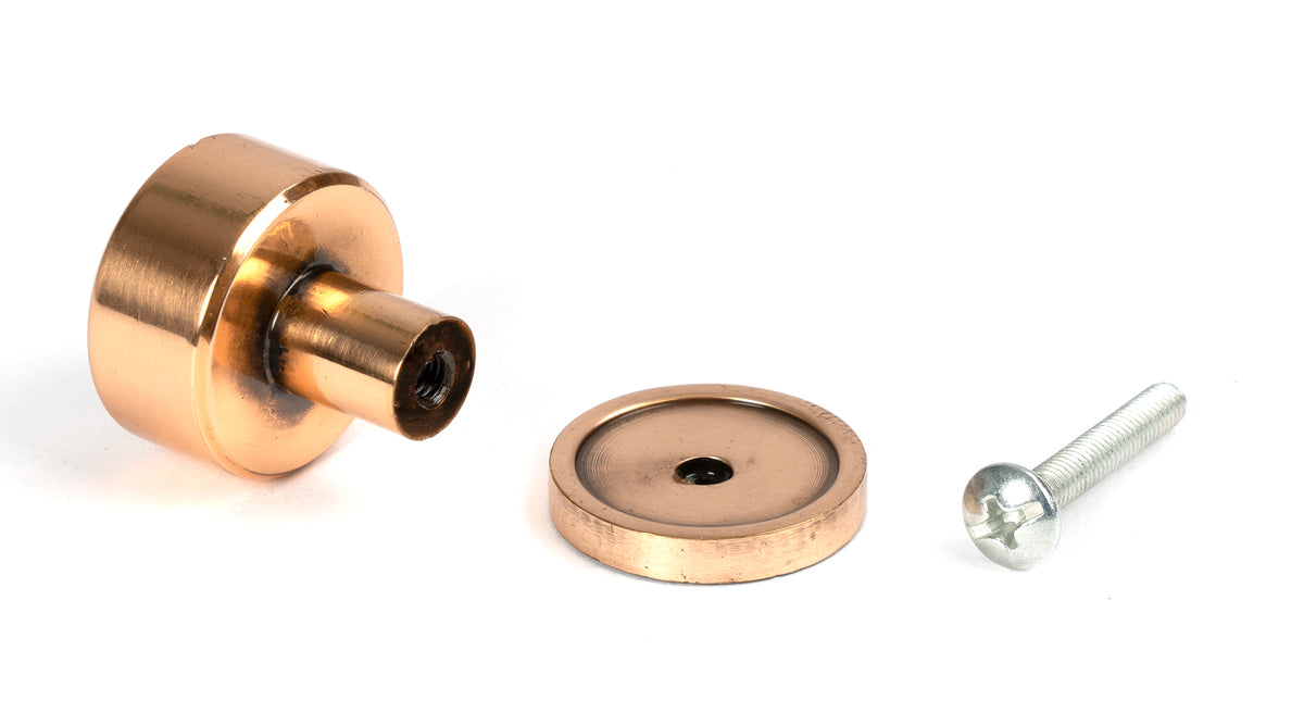 KELSO CABINET KNOB PLAIN 25x25 PBZ - 50460 by MARCHES (ANVIL) ARCHITECTURAL HARDWARE
