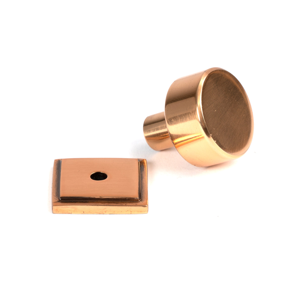 KELSO CABINET KNOB SQUARE 25x25 PBZ - 50462 by MARCHES (ANVIL) ARCHITECTURAL HARDWARE