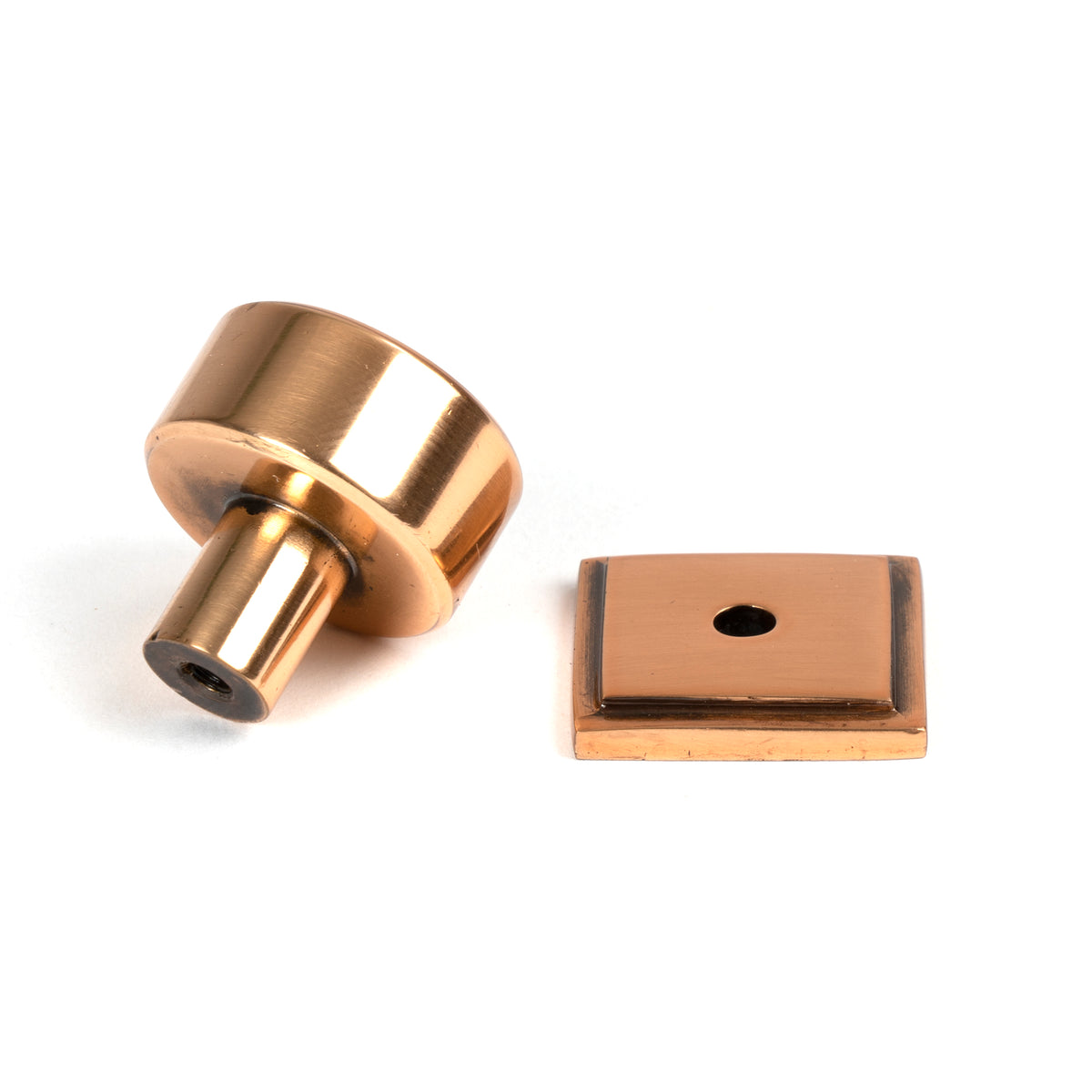 KELSO CABINET KNOB SQUARE 25x25 PBZ - 50462 by MARCHES (ANVIL) ARCHITECTURAL HARDWARE