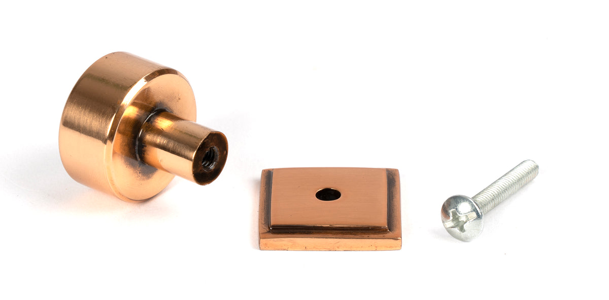 KELSO CABINET KNOB SQUARE 25x25 PBZ - 50462 by MARCHES (ANVIL) ARCHITECTURAL HARDWARE