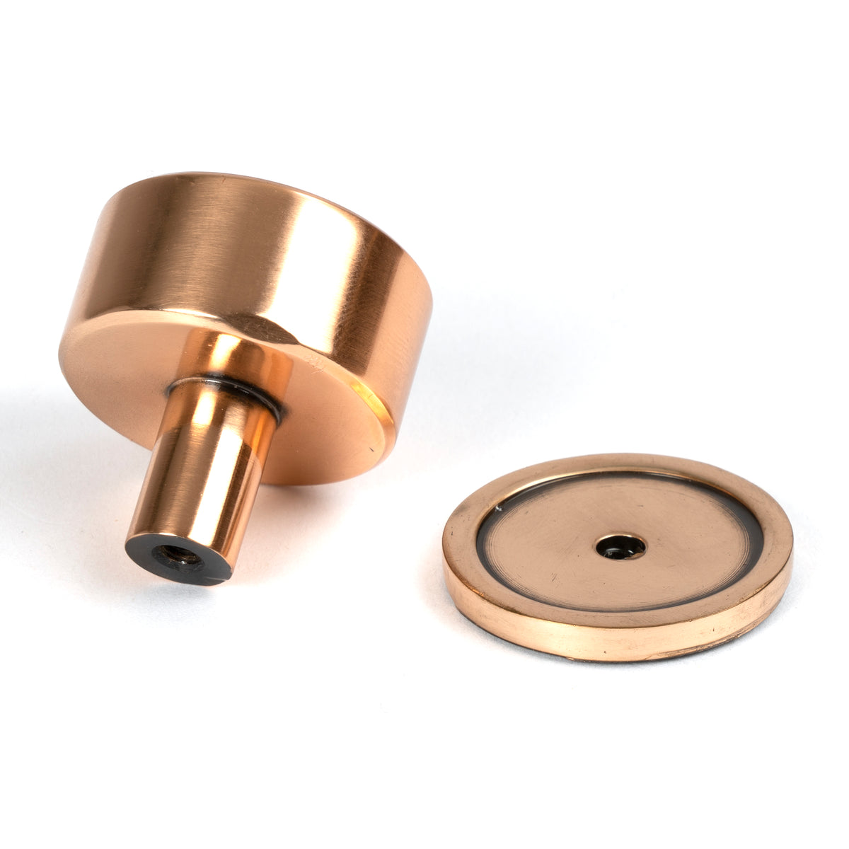 KELSO CABINET KNOB PLAIN 32x32 PBZ - 50463 by MARCHES (ANVIL) ARCHITECTURAL HARDWARE