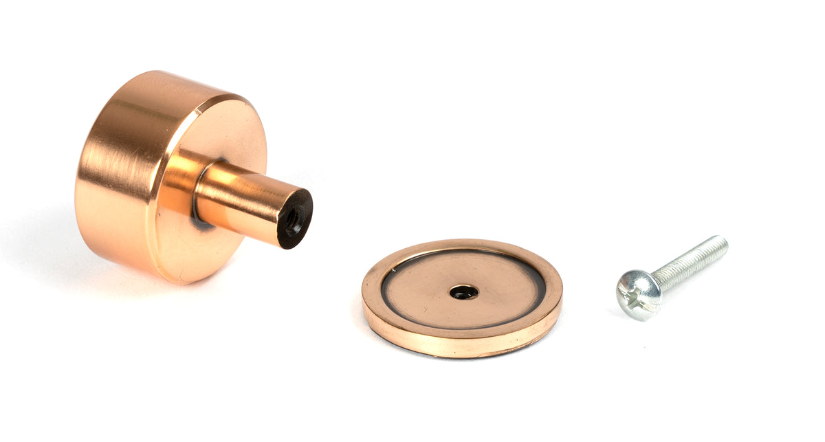 KELSO CABINET KNOB PLAIN 32x32 PBZ - 50463 by MARCHES (ANVIL) ARCHITECTURAL HARDWARE