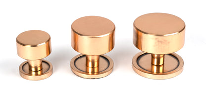 KELSO CABINET KNOB PLAIN 32x32 PBZ - 50463 by MARCHES (ANVIL) ARCHITECTURAL HARDWARE