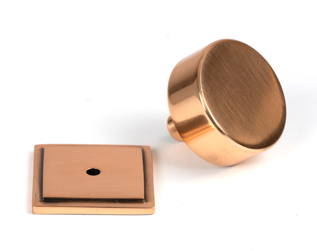 KELSO CABINET KNOB SQUARE 38x32 PBZ - 50468 by MARCHES (ANVIL) ARCHITECTURAL HARDWARE