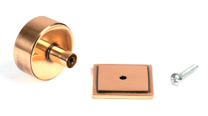 KELSO CABINET KNOB SQUARE 38x32 PBZ - 50468 by MARCHES (ANVIL) ARCHITECTURAL HARDWARE