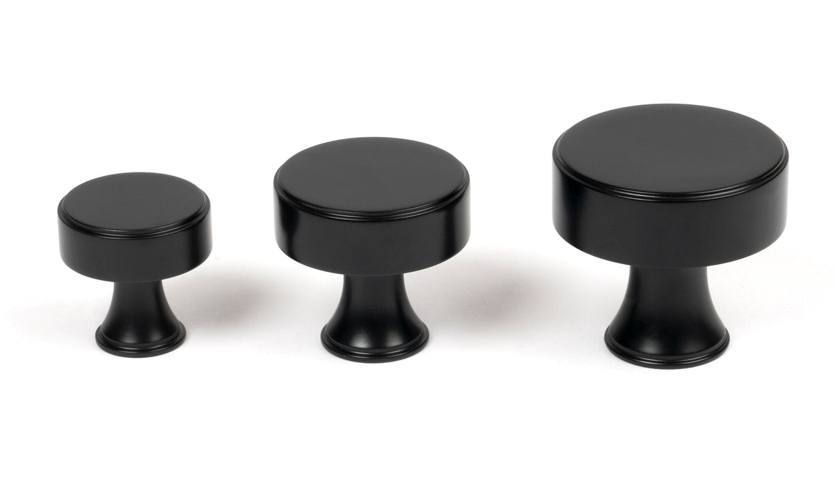 SCULLY CABINET KNOB 32x30 MBK - 50555 by MARCHES (ANVIL) ARCHITECTURAL HARDWARE