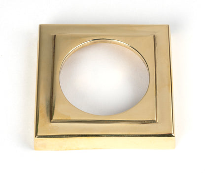 ESCUTCHEON ROUND EURO CNC SQUARE 53x53x8 PBR - 50595 by MARCHES (ANVIL) ARCHITECTURAL HARDWARE