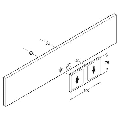 ROPOX LARGE PRESS PAD 140x70 WHI