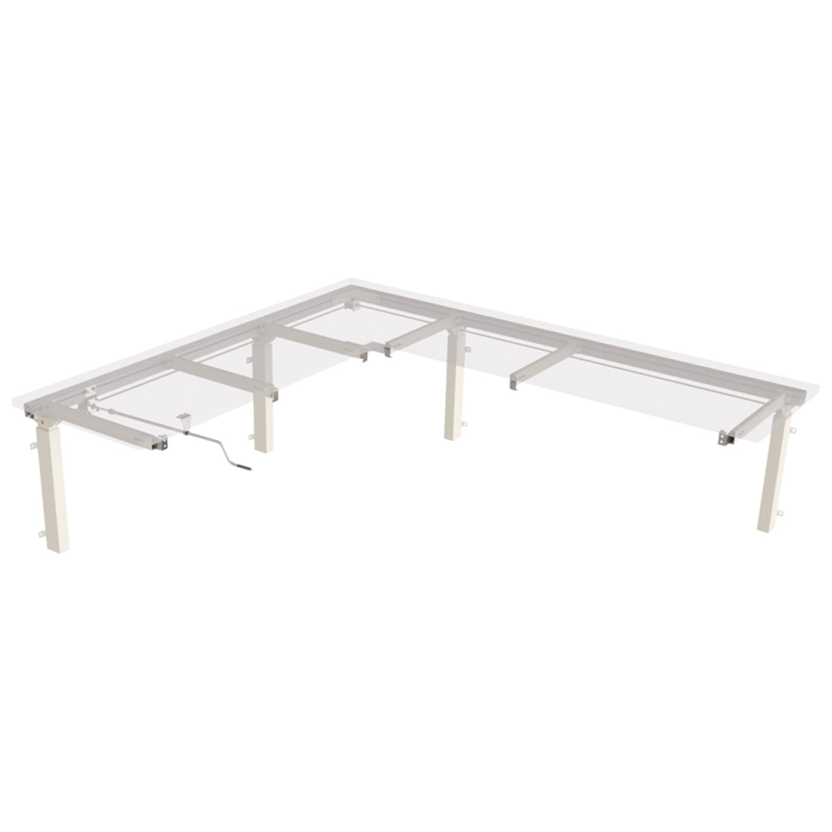 ROPOX FLEXI CORNER MANUAL SET 2m by HAFELE UK LTD