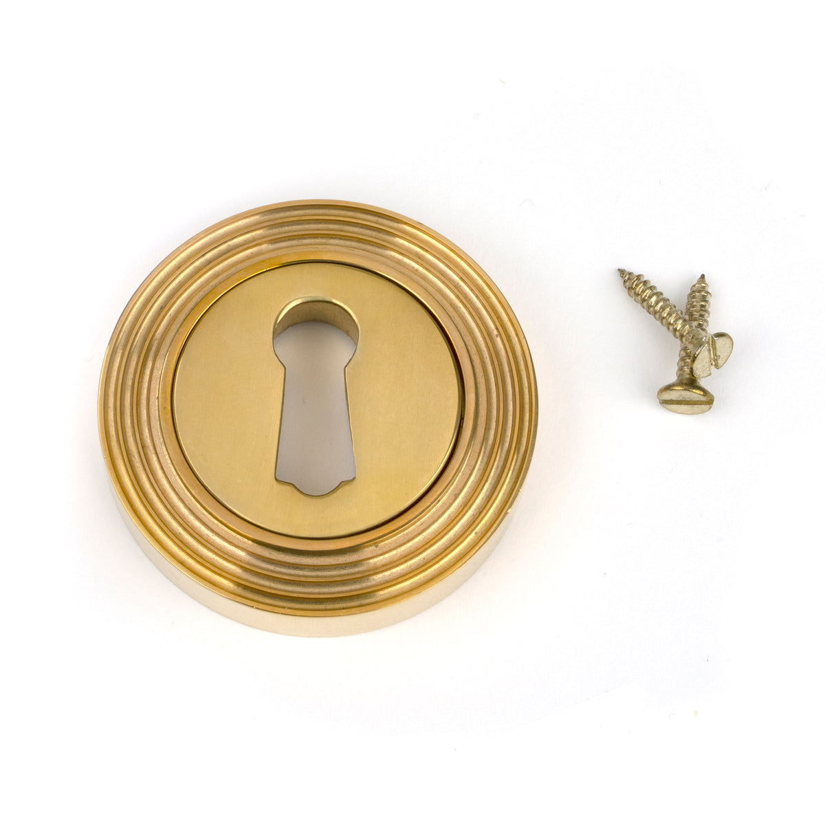 ESCUTCHEON ROUND CNC BEEHIVE 53x8 PBR - 50748 by MARCHES (ANVIL) ARCHITECTURAL HARDWARE