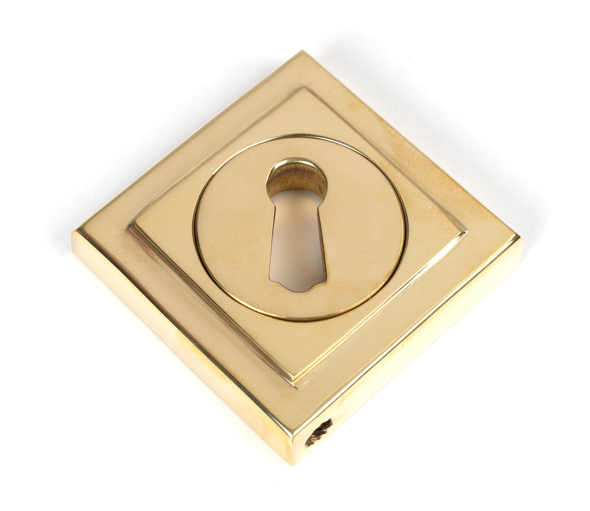 ESCUTCHEON ROUND CNC SQUARE 53x53x8 PBR - 50749 by MARCHES (ANVIL) ARCHITECTURAL HARDWARE