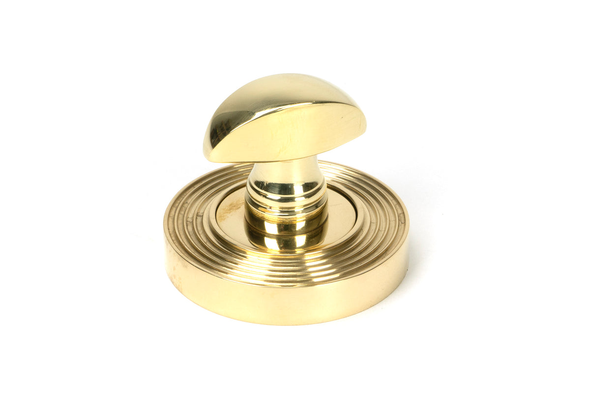 THUMBTURN SET ROUND CNC BEEHIVE 53x45 PBR - 50752 by MARCHES (ANVIL) ARCHITECTURAL HARDWARE