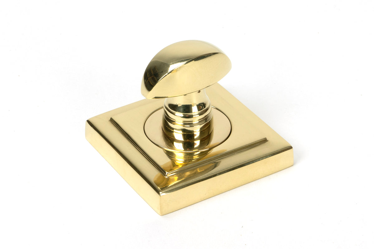 THUMBTURN SET ROUND CNC SQUARE 53x53x45 PBR - 50753 by MARCHES (ANVIL) ARCHITECTURAL HARDWARE