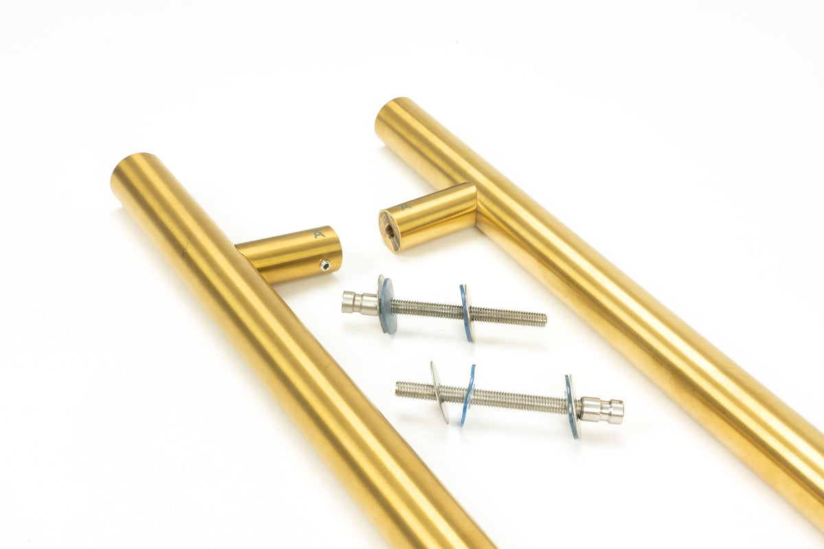 T-BAR HANDLE B2B FIX 1000HC 32x1200x80 AGBR - 50808 by MARCHES (ANVIL) ARCHITECTURAL HARDWARE