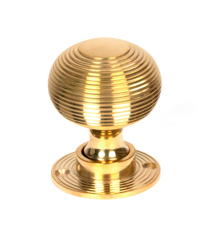 HEAVY BEEHIVE MORTICE/RIM KNOB 50x64x51 PBR - 50840 by MARCHES (ANVIL) ARCHITECTURAL HARDWARE
