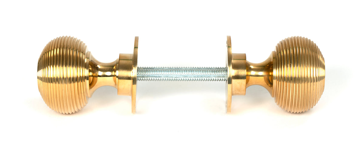 HEAVY BEEHIVE MORTICE/RIM KNOB 50x64x51 PBR - 50840 by MARCHES (ANVIL) ARCHITECTURAL HARDWARE