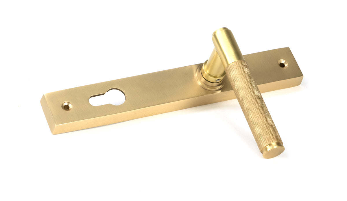 BROMPTON SLIM LEVER ESPAGNOLETTE LOCK 125x242x75 SBR - 50841 by MARCHES (ANVIL) ARCHITECTURAL HARDWARE