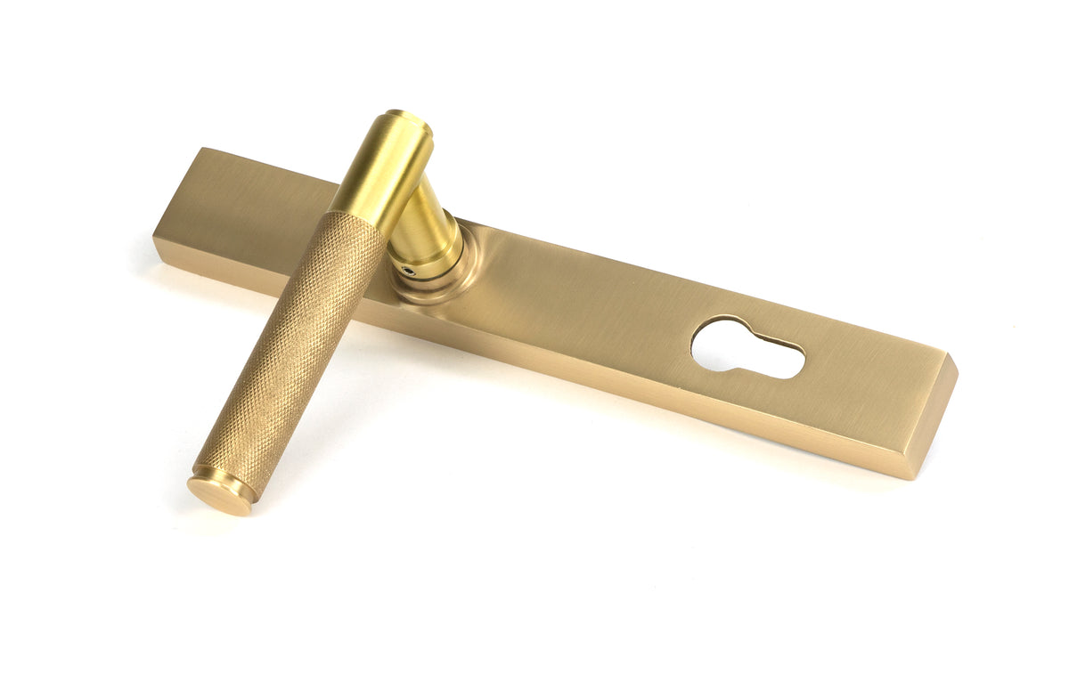 BROMPTON SLIM LEVER ESPAGNOLETTE LOCK 125x242x75 SBR - 50841 by MARCHES (ANVIL) ARCHITECTURAL HARDWARE