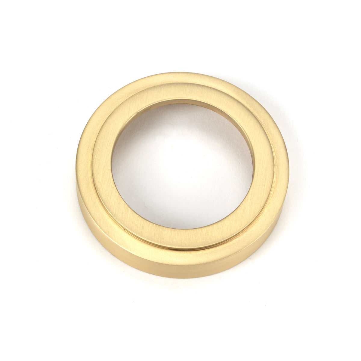 Satin Brass Round Escutcheon (Art D - 50873 by MARCHES (ANVIL) ARCHITECTURAL HARDWARE