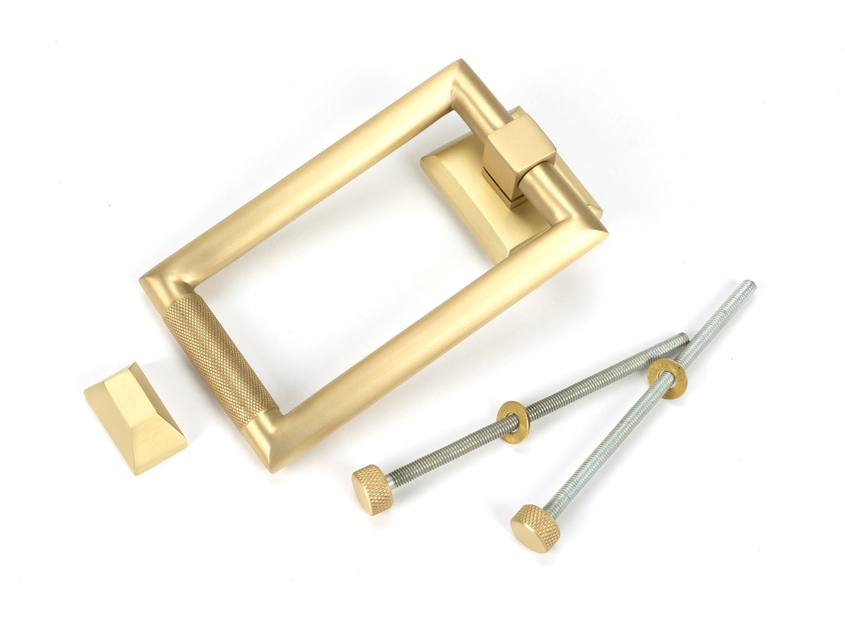 BROMPTON DOOR KNOCKER 145x90x36 SBR - 50885 by MARCHES (ANVIL) ARCHITECTURAL HARDWARE