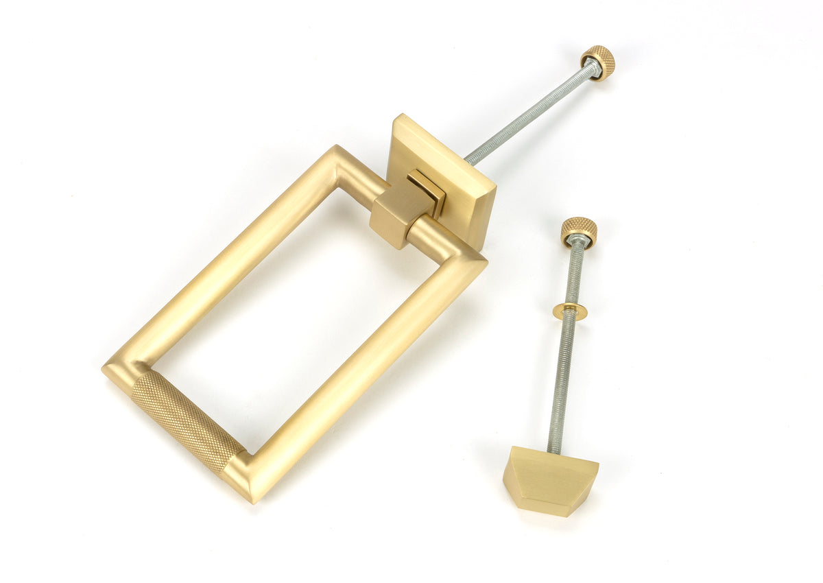 BROMPTON DOOR KNOCKER 145x90x36 SBR - 50885 by MARCHES (ANVIL) ARCHITECTURAL HARDWARE