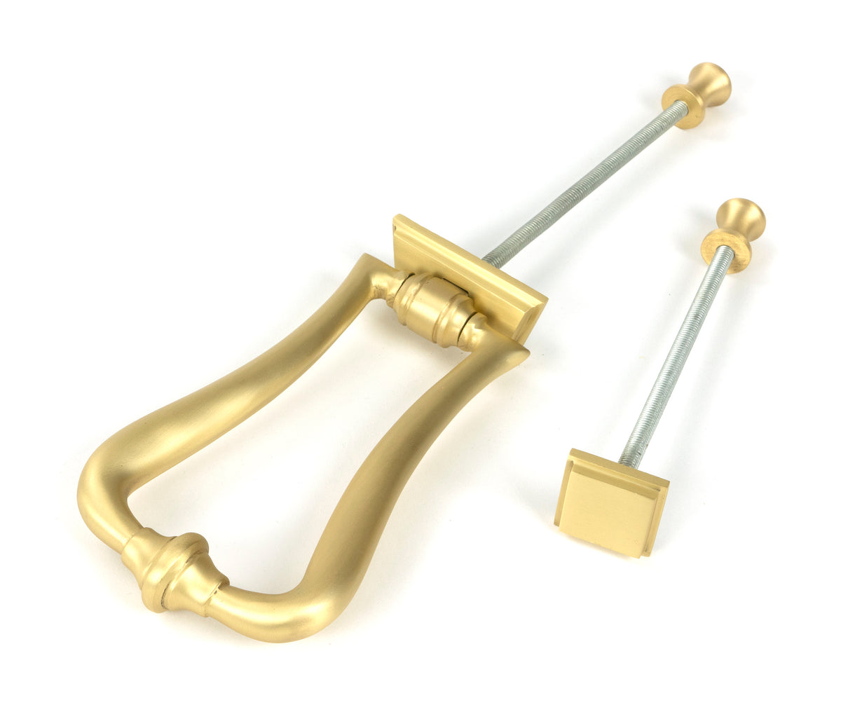 ART DECO DOOR KNOCKER 148x90x27 SBR - 50886 by MARCHES (ANVIL) ARCHITECTURAL HARDWARE