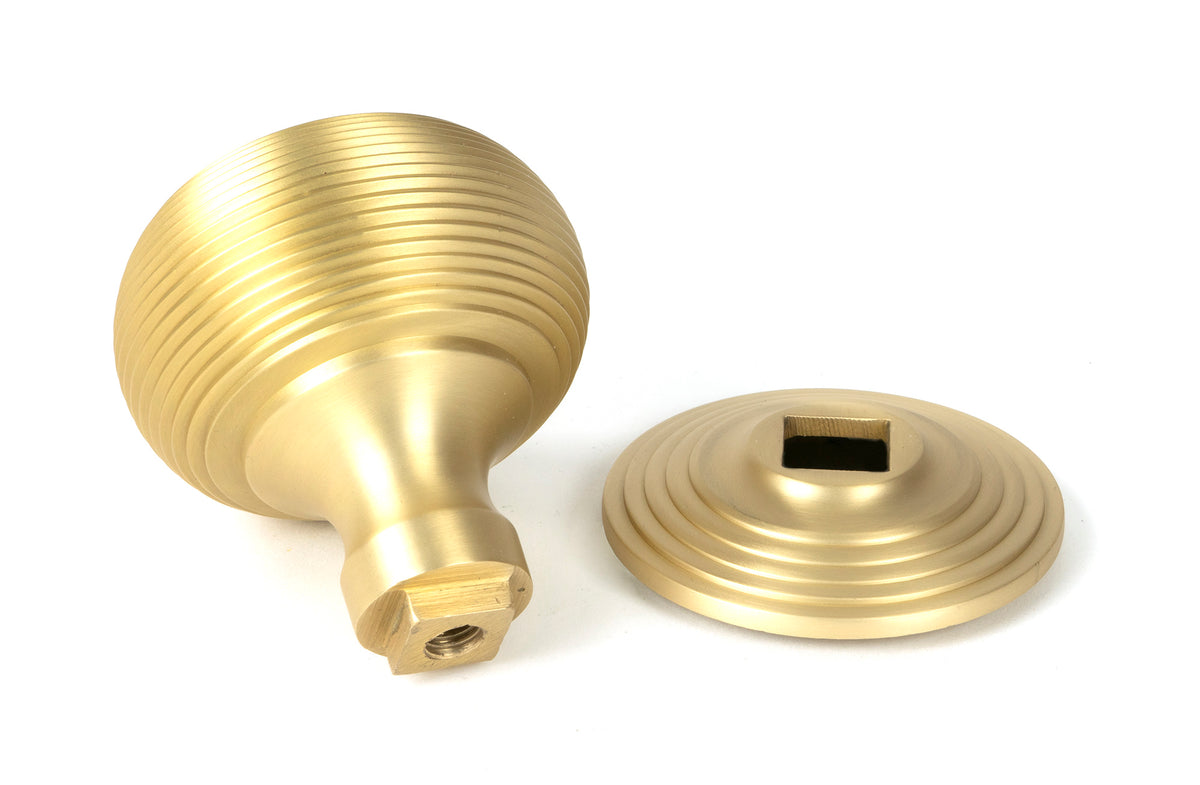 BEEHIVE CENTRE DOOR KNOB 80x96x80 SBR - 50887 by MARCHES (ANVIL) ARCHITECTURAL HARDWARE