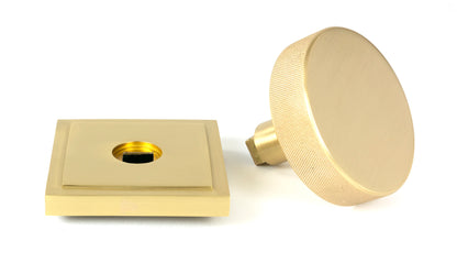 BROMPTON CENTRE DOOR KNOB SQUARE 90x70 SBR - 50896 by MARCHES (ANVIL) ARCHITECTURAL HARDWARE