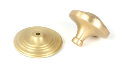 ART DECO CENTRE DOOR KNOB 81x78x90 SBR - 50897 by MARCHES (ANVIL) ARCHITECTURAL HARDWARE
