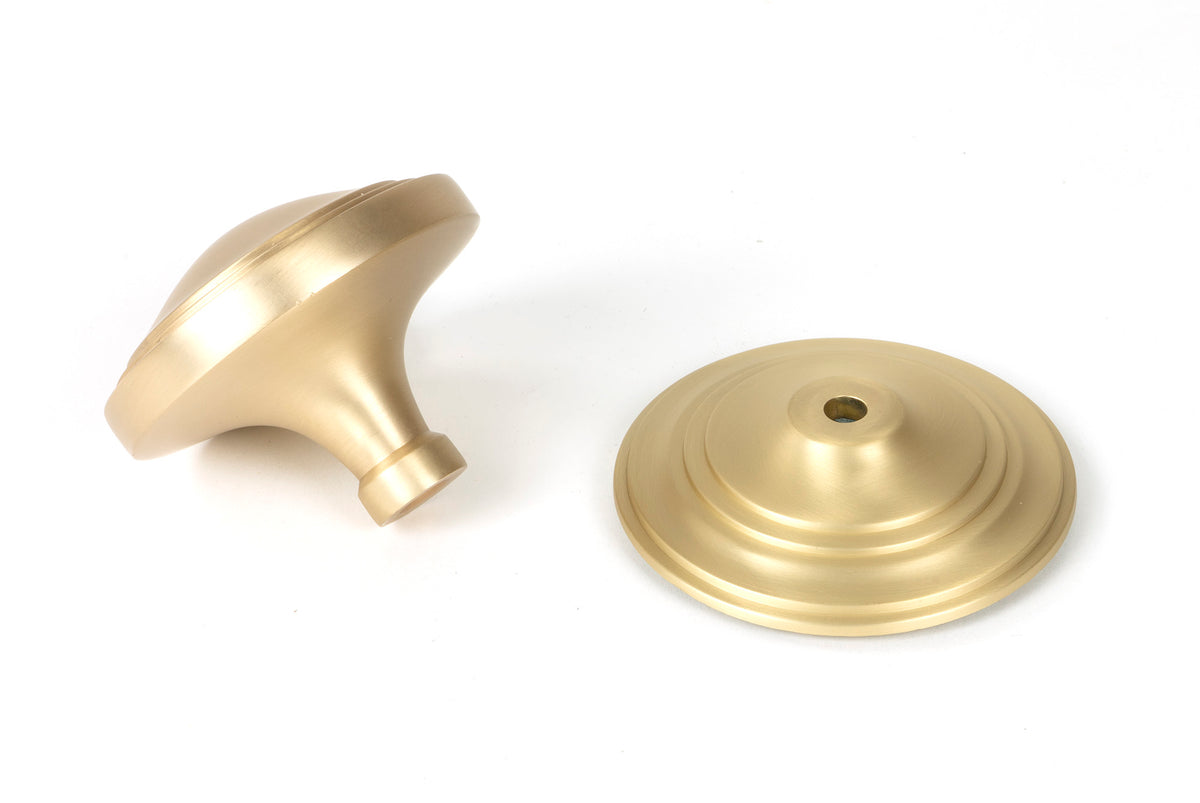 ART DECO CENTRE DOOR KNOB 81x78x90 SBR - 50897 by MARCHES (ANVIL) ARCHITECTURAL HARDWARE