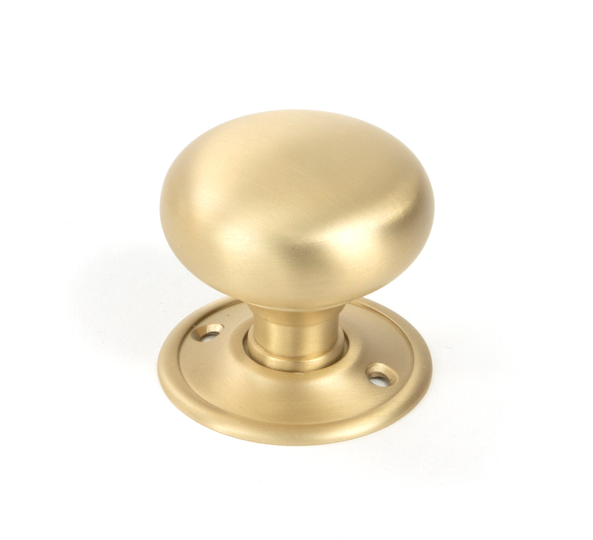 Satin Brass Mushroom Mortice/Rim Kn - 50901 by MARCHES (ANVIL) ARCHITECTURAL HARDWARE