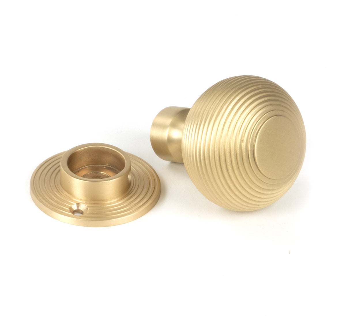 Satin Brass Heavy Beehive Mortice/R - 50902 by MARCHES (ANVIL) ARCHITECTURAL HARDWARE