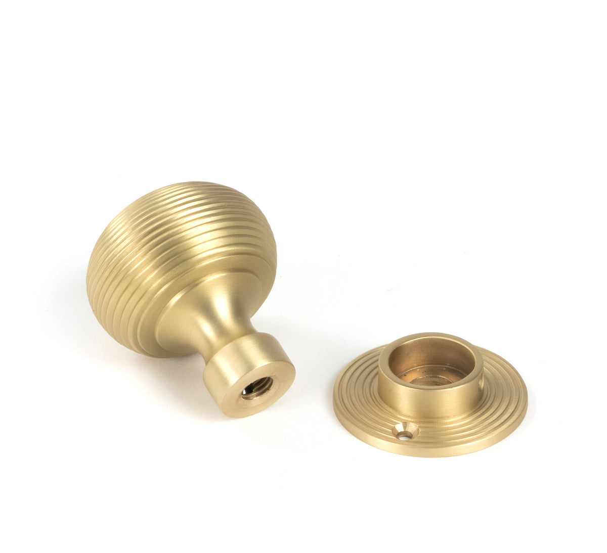 Satin Brass Heavy Beehive Mortice/R - 50902 by MARCHES (ANVIL) ARCHITECTURAL HARDWARE