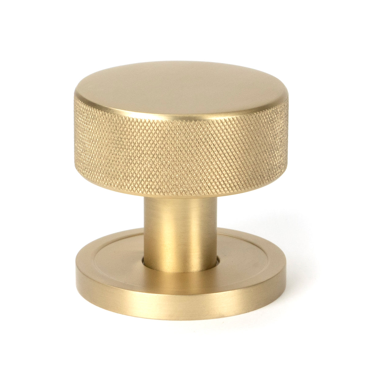 BROMPTON MORTICE/RIM KNOB PLAIN 63x54x22 SBR - 50908 by MARCHES (ANVIL) ARCHITECTURAL HARDWARE