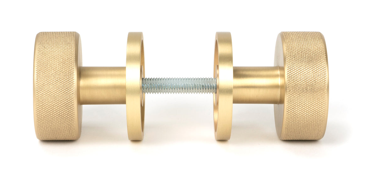Satin Brass Brompton Mortice/Rim Kn - 50908 by MARCHES (ANVIL) ARCHITECTURAL HARDWARE