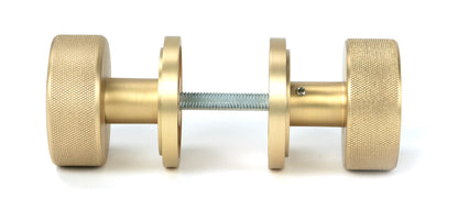 BROMPTON MORTICE/RIM KNOB ART DECO 63x54x22 SBR - 50909 by MARCHES (ANVIL) ARCHITECTURAL HARDWARE
