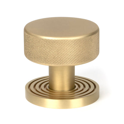 BROMPTON MORTICE/RIM KNOB BEEHIVE 63x54x22 SBR - 50910 by MARCHES (ANVIL) ARCHITECTURAL HARDWARE