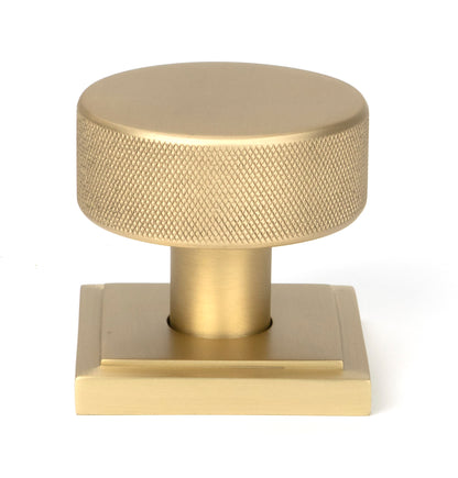 BROMPTON MORTICE/RIM KNOB SQUARE 63x54x22 SBR - 50911 by MARCHES (ANVIL) ARCHITECTURAL HARDWARE