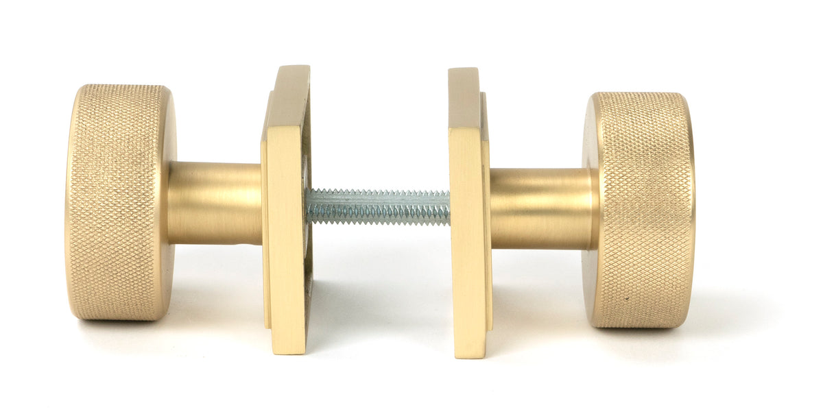 BROMPTON MORTICE/RIM KNOB SQUARE 63x54x22 SBR - 50911 by MARCHES (ANVIL) ARCHITECTURAL HARDWARE