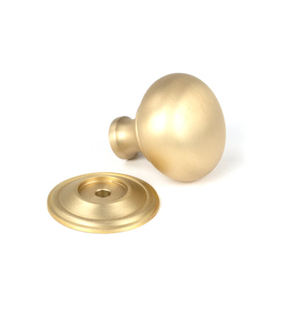 Satin Brass Mushroom Cabinet Knob 3 - 50929 by MARCHES (ANVIL) ARCHITECTURAL HARDWARE