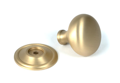 MUSHROOM CABINET KNOB 39x40 SBR - 50930 by MARCHES (ANVIL) ARCHITECTURAL HARDWARE