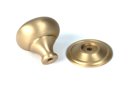 Satin Brass Mushroom Cabinet Knob 3 - 50930 by MARCHES (ANVIL) ARCHITECTURAL HARDWARE
