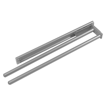 TOWEL RAIL 2ARM 460 ALU/SLV