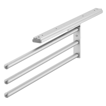TOWEL RAIL 3ARM 465 ALU/SLV